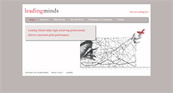 Desktop Screenshot of leadingmindsuk.com